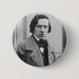 The Only Known Photograph of Frederic Chopin 6 Cm Round Badge