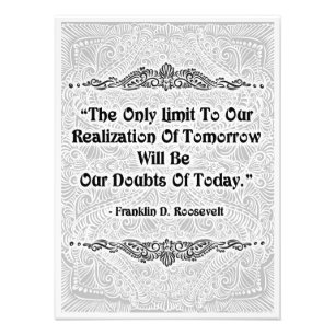 The Only Limit - Positive Quote´s Photo Print