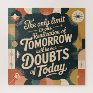 The Only Limit To Our Realization Of Tomorrow Jigsaw Puzzle