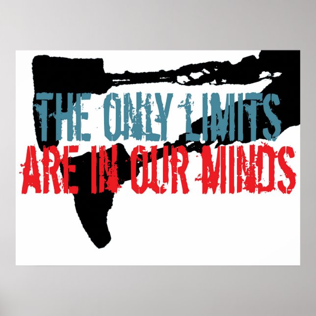 The only limits are in our minds poster (Front)