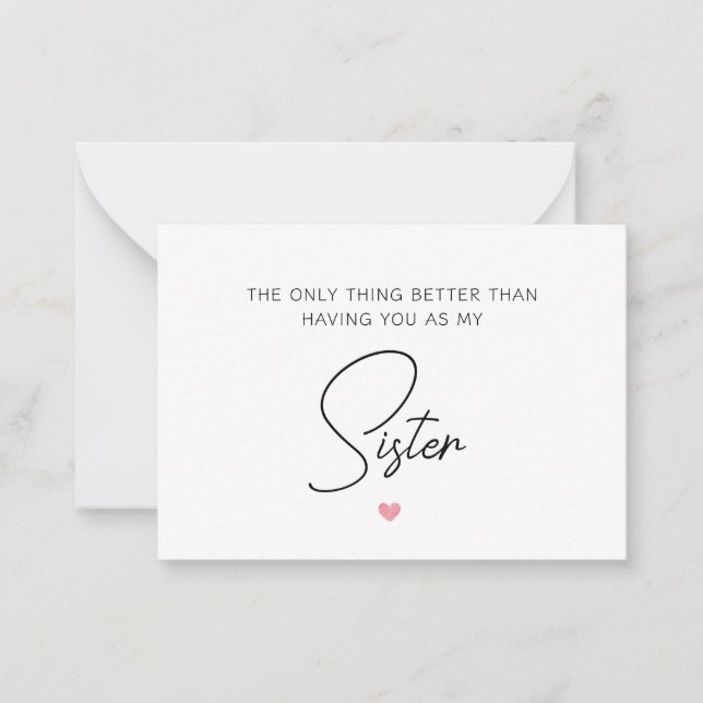 The Only Thing Better Than Having You, Pregnancy  Card (Front)