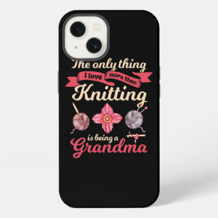 The Only Thing I Love Is Knitting Weaving Yarn iPhone 13 Case