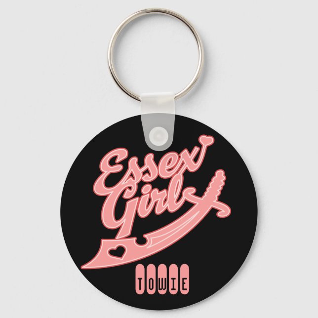 The Only Way is Essex- Any background colour Key Ring (Front)