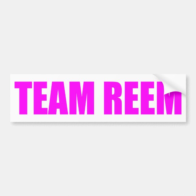 The Only Way is Essex Team Reem TOWIE Joey Bumper Sticker (Front)