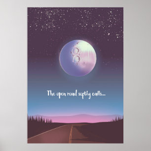 The open road softly calls poster