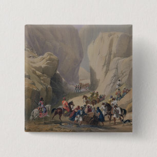 The Opening into the Narrow Pass Above the Siri Bo 15 Cm Square Badge