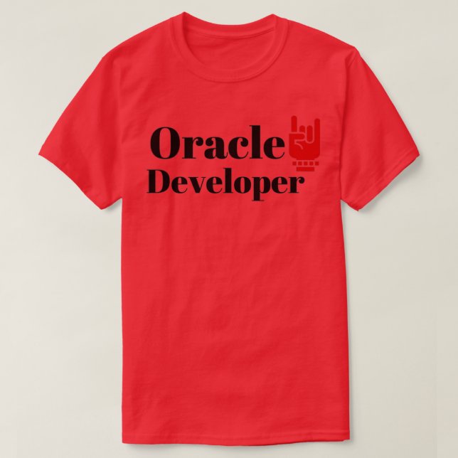 The Oracle Developer T-Shirt (Design Front)