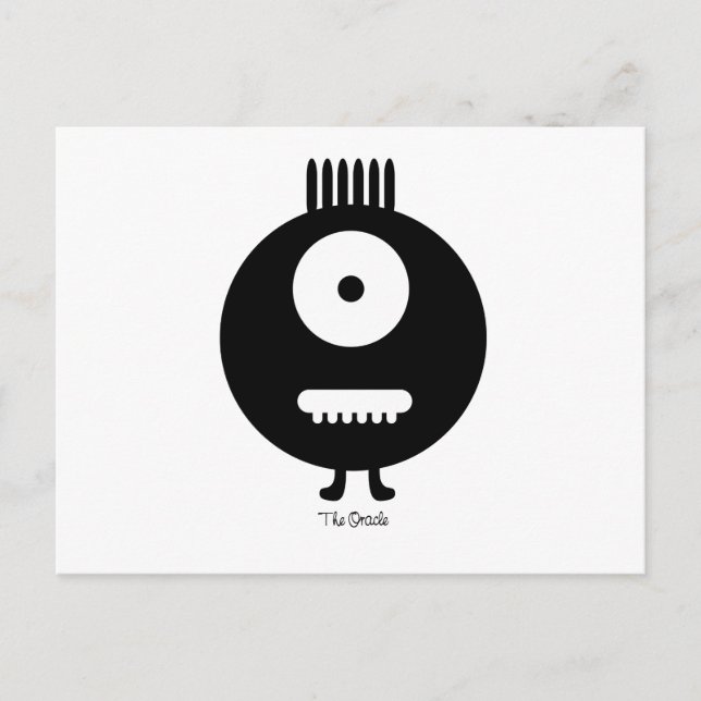 The Oracle Postcard (Front)