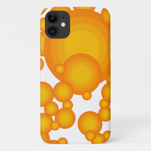 The Orange 70's year styling iPhone 11 Case