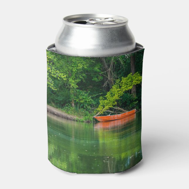 The Orange Boat Can Cooler (Can Front)