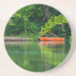 The Orange Boat Coaster