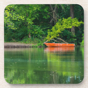The Orange Boat Coaster