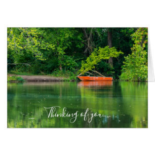 The Orange Boat Thinking Of You Card