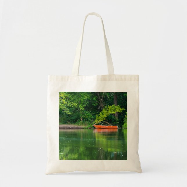 The Orange Boat Tote Bag (Front)