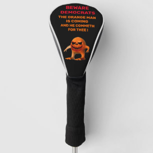 The ORANGE MAN Golf Head Cover
