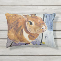The Orange Rabbit "Blossom" Outdoor Accent Pillow