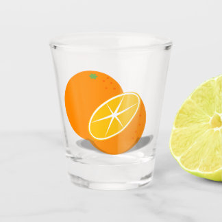 The orange shot glass