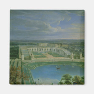 The Orangery and the Chateau at Versailles, 1696 Magnet