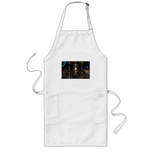 The Orb Of Acrellis Fractal Art Long Apron