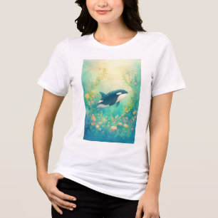 The Orca Whale Realm Tri-Blend Shirt