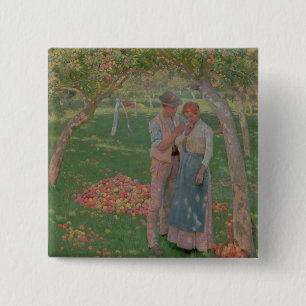 The Orchard 15 Cm Square Badge