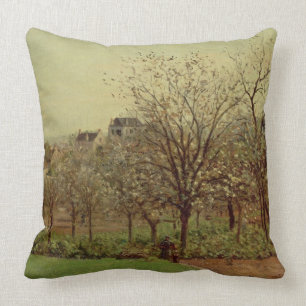 The Orchard, 1870 (oil on canvas) Cushion