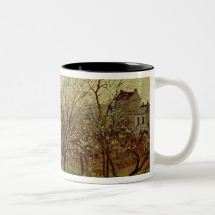 The Orchard, 1870 (oil on canvas) Two-Tone Coffee Mug