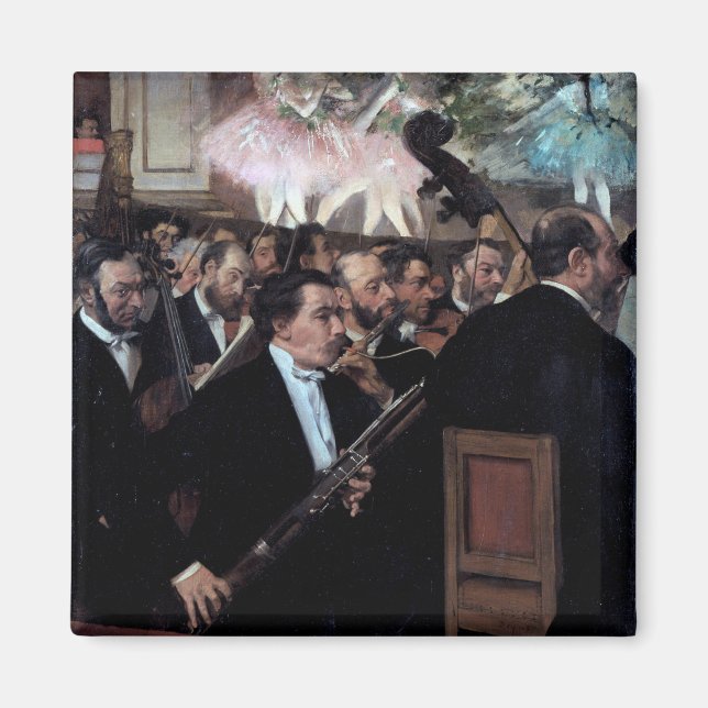 The Orchestra at the Opera, Edgar Degas Magnet (Front)