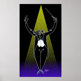 The Orchestra Director Poster