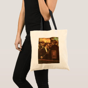 The Orchestra of Opera by Edgar Degas, Vintage Art Tote Bag