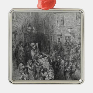 The Organ in the Court Metal Tree Decoration