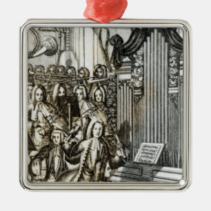 The Organ Recital Metal Ornament