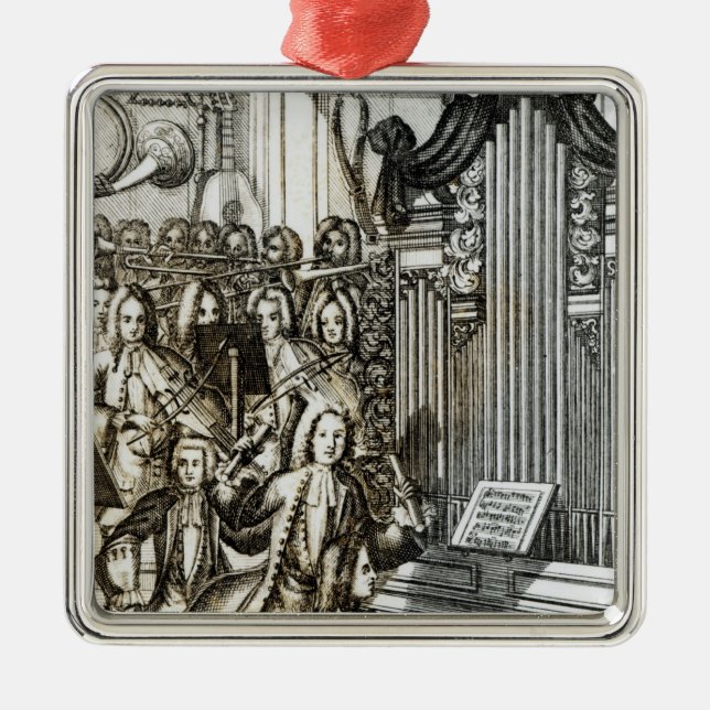 The Organ Recital Metal Ornament (Front)