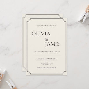 THE ORGANIC invitation suite by The Wedding Edit