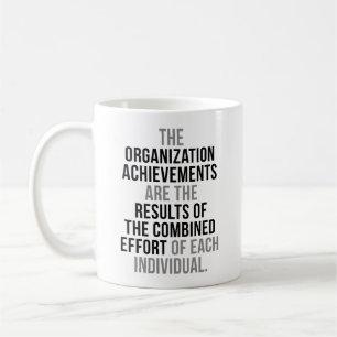 The Organisation Achievements Coffee Mug