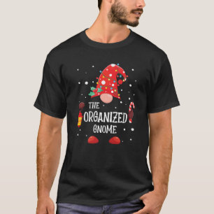 The Organised Gnome Matching Family Christmas Gnom T-Shirt