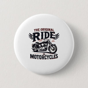 the orginal ride bike 6 cm round badge