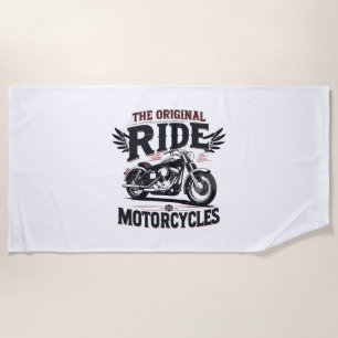the orginal ride bike beach towel