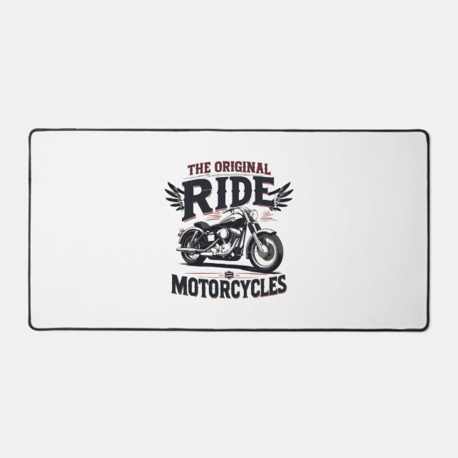 the orginal ride bike desk mat (Front)