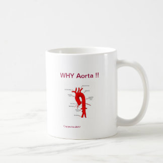 The Orginal The only WHY Aorta !! Coffee Coffee Mug