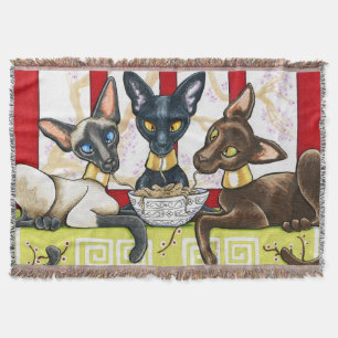 The Orientals Throw Blanket