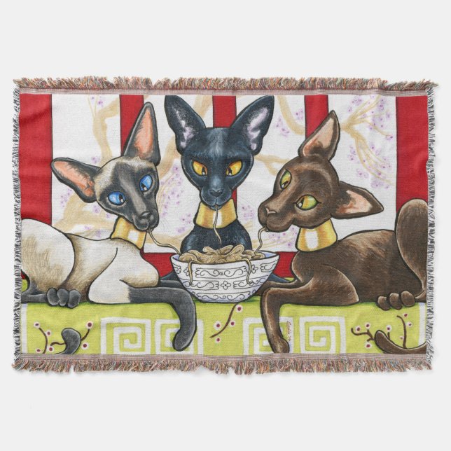 The Orientals Throw Blanket (Front)