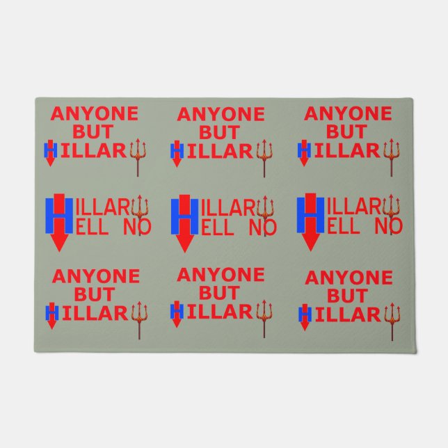 The original Anti-HILLARY Design by the kid  MAT (Front)