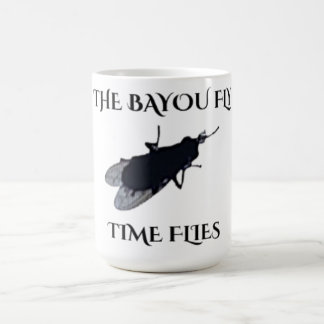 The Original Bayou Fly  Time Flies Coffee Mug