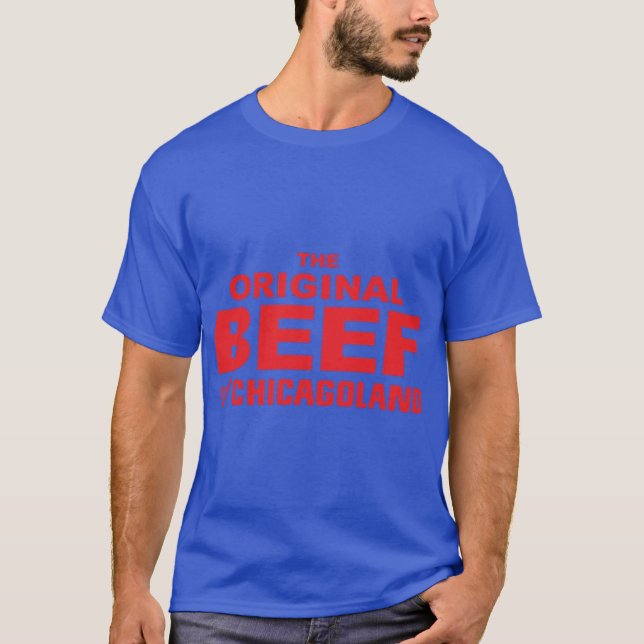 The Original Beef of Chicagoland Red T-Shirt (Front)