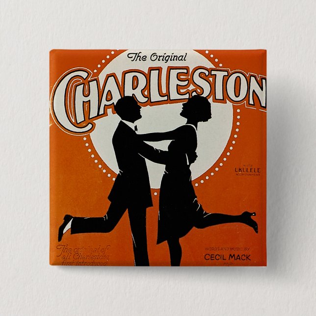 The Original Charleston 15 Cm Square Badge (Front)