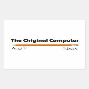 The Original Computer Rectangular Sticker