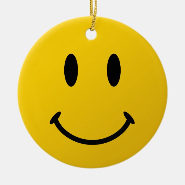 The Original Face Ceramic Tree Decoration (Front)