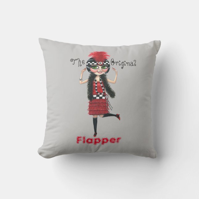 The Original Flapper Roaring '20s Cute Dancing Cushion (Front)