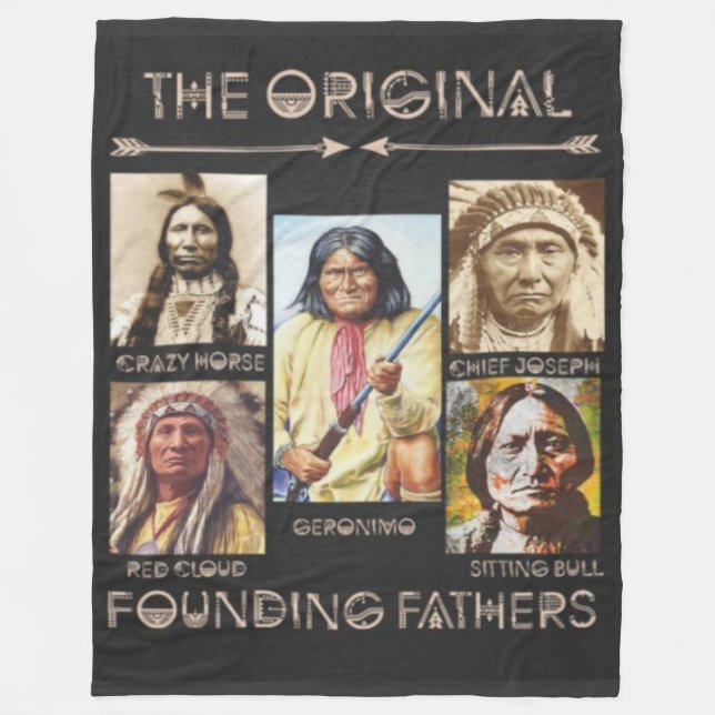 The ORIGINAL FOUNDING FATHERS Fleece Blanket (Front)